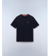 Мъжка тениска S-BADGE SS 1 BLU MARINE