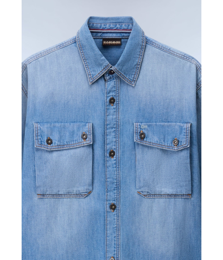Мъжка риза O-KIENE LS DENIM D1B NP0A892ZD1B 05