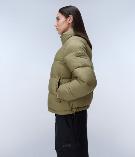 Дамско яке A-BOX LOGO W GREEN LICHEN NP0A4HZ1GAE 03