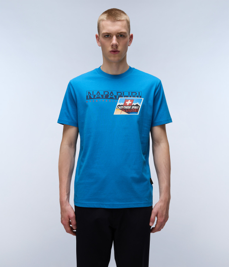 Мъжка тениска S-PORTALET SS BLUE SAPPHIRE NP0A4I3EB2P 02