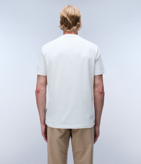 Мъжка тениска S-BOX LOGO SS WHITE HERON NP0A4I3L206 02