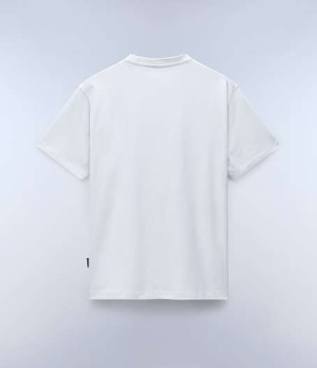 Мъжка тениска S-BOX LOGO SS WHITE HERON NP0A4I3L206 03