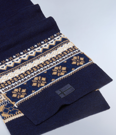 Унисекс шал F-SOIUSA SCARF W BLU MARINE NP0A4I9Q176 03