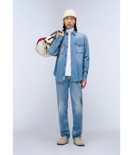 Мъжка риза O-KIENE LS DENIM D1B NP0A892ZD1B 06