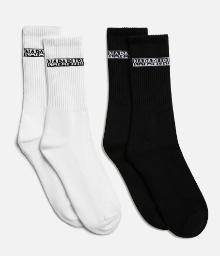 Мъжки чорапи F-BOX SOCKS WHTGRBLK MBB NP0A4GBUMBB 01