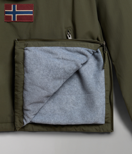 Мъжко яке RAINFOREST POCKET 2 GREEN DEPTHS 03 Мъжко яке RAINFOREST POCKET 2 GREEN DEPTHS NP0A4GMDGE4 03