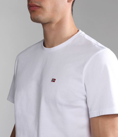 Мъжка тениска SALIS SS SUM BRIGHT WHITE 002 NP0A4H8D002 04