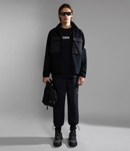 Мъжка тениска S-BOX SS 4 BLACK 03 Мъжка тениска S-BOX SS 4 BLACK NP0A4H8S041 03