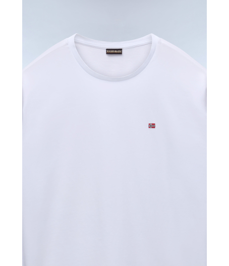 Мъжка тениска с дълъг ръкав SALIS LS 1 BRIGHT WHITE 002 NP0A4HN7002 03