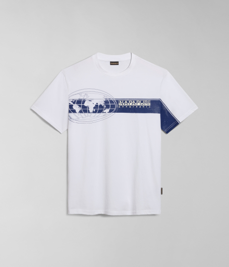 Мъжка тениска S-MANTA SS 1 BRIGHT WHITE NP0A4HQH002 01