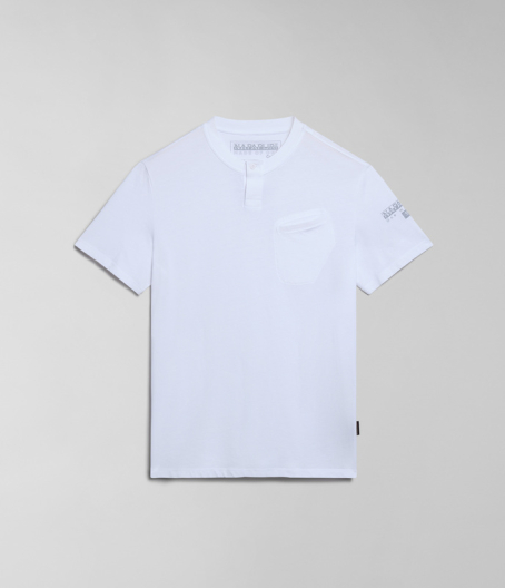 Мъжка тениска S-MELVILLE BRIGHT WHITE 01 Мъжка тениска S-MELVILLE BRIGHT WHITE NP0A4HQL002 01