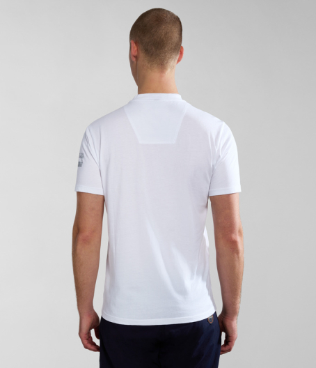 Мъжка тениска S-MELVILLE BRIGHT WHITE 02 Мъжка тениска S-MELVILLE BRIGHT WHITE NP0A4HQL002 02