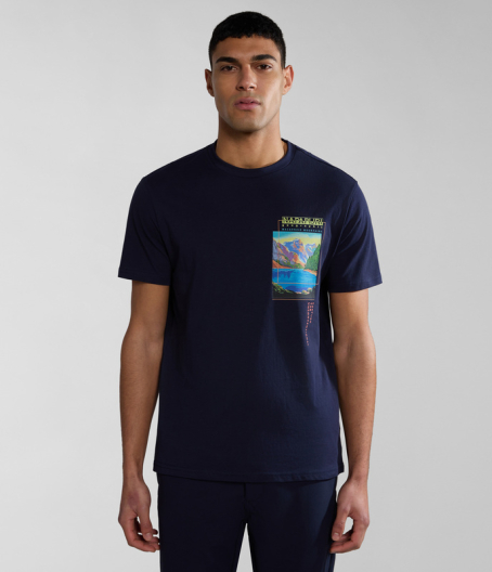 Мъжка тениска S-CANADA BLU MARINE 03 Мъжка тениска S-CANADA BLU MARINE NP0A4HQM176 03