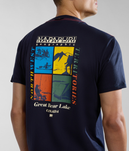 Мъжка тениска S-GRAS BLU MARINE 03 Мъжка тениска S-GRAS BLU MARINE NP0A4HQN176 03