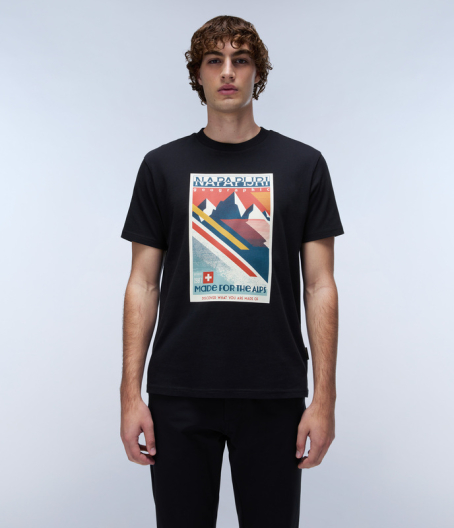 Мъжка тениска S-PORTALET SS BLACK 041 NP0A4I3E041 03