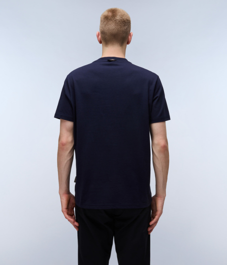Мъжка тениска S-PORTALET SS BLU MARINE NP0A4I3E176 02