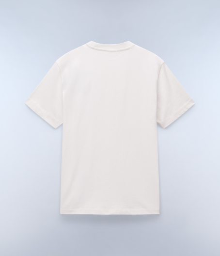 Мъжка тениска S-BOX LOGO SS WHITE WHISPER NP0A4I3LN1A 02