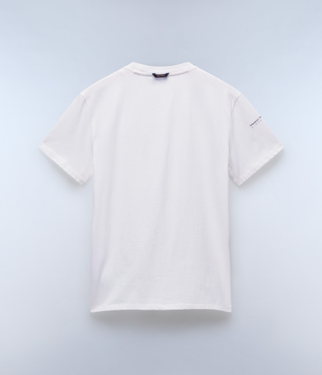 Мъжка тениска S-BADGE SS WHITE HERON NP0A4I3N206 02