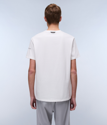 Мъжка тениска S-BADGE SS WHITE HERON NP0A4I3N206 06