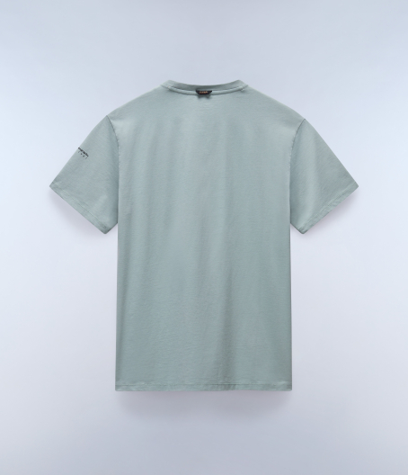 Мъжка тениска S-BADGE SS GREEN MIL G1X NP0A4I3NG1X 02