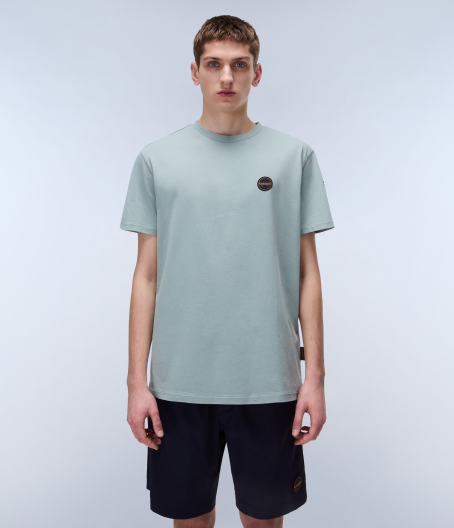 Мъжка тениска S-BADGE SS GREEN MIL G1X NP0A4I3NG1X 03