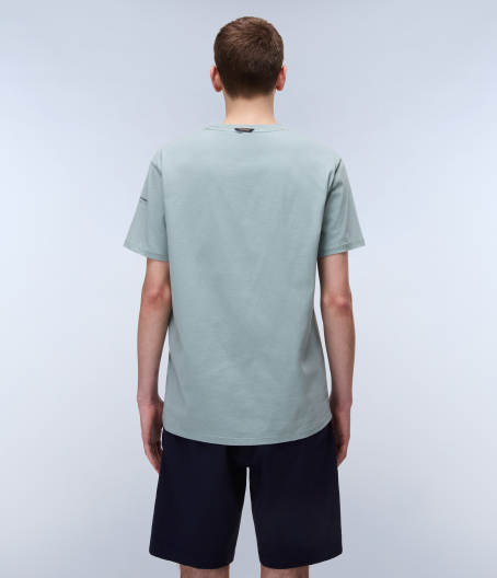 Мъжка тениска S-BADGE SS GREEN MIL G1X NP0A4I3NG1X 06