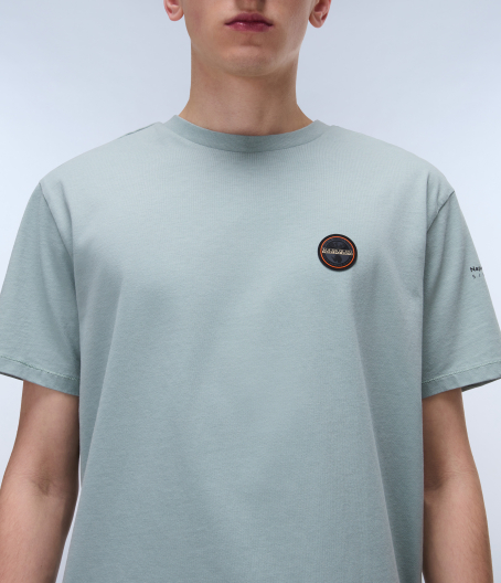 Мъжка тениска S-BADGE SS GREEN MIL G1X NP0A4I3NG1X 04