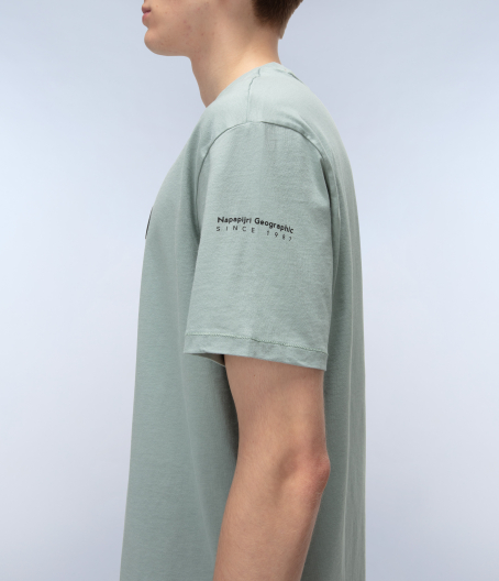 Мъжка тениска S-BADGE SS GREEN MIL G1X NP0A4I3NG1X 05