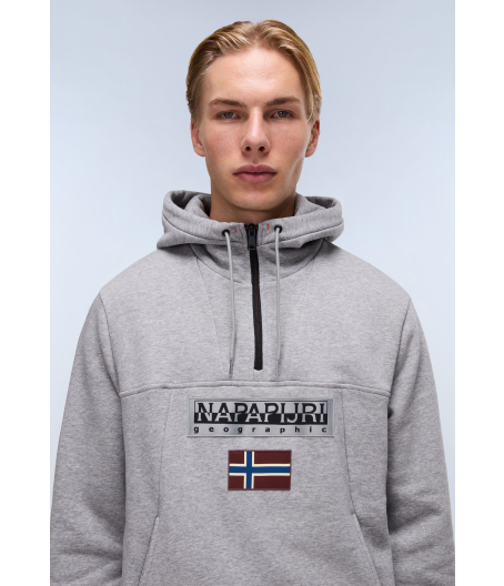 Мъжко горнище BURGEE HZH 2.0 MEDIUM GREY MELANGE NP0A4I5E160 04