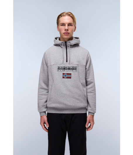 Мъжко горнище BURGEE HZH 2.0 MEDIUM GREY MELANGE NP0A4I5E160 03