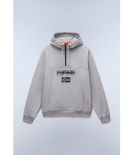 Мъжко горнище BURGEE HZH 2.0 MEDIUM GREY MELANGE NP0A4I5E160 01