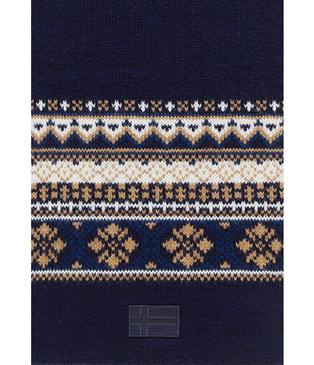 Унисекс шал F-SOIUSA SCARF W BLU MARINE NP0A4I9Q176 04