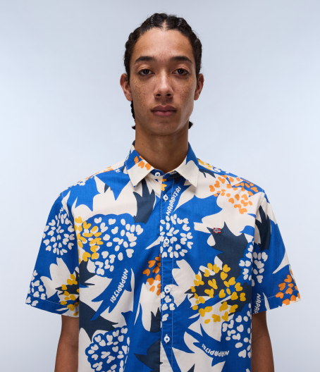 Риза с къс ръкав G-RONGE SS 1 AOP FDB NP0A4IDLFDB 05