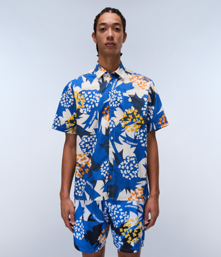 Риза с къс ръкав G-RONGE SS 1 AOP FDB NP0A4IDLFDB 04