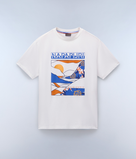 Мъжка тениска S-VALDOR SS WHITE HERON NP0A4IE6206 01