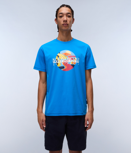 Мъжка тениска S-VALDOR SS FRENCH BLUE B2W 03 Мъжка тениска S-VALDOR SS FRENCH BLUE B2W NP0A4IE6B2W 03