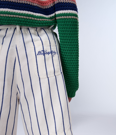 Дамски къс панталон N-NICE STRIPE W STRIPE 89S 04 Дамски къс панталон N-NICE STRIPE W STRIPE 89S NP0A4IEW89S 04