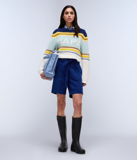 Дамски къс панталон N-NICE W BELLWETHER BLUE NP0A4IEXB2U 03