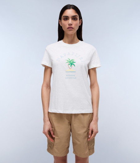 Дамска тениска S-FETE SS W WHITE HERON NP0A4IFX206 04