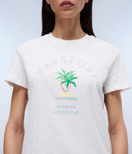 Дамска тениска S-FETE SS W WHITE HERON NP0A4IFX206 05