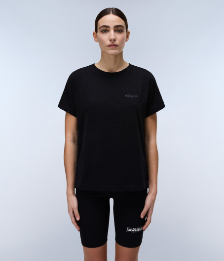 Дамска тениска S-ECLAIR LOGO SS W BLACK BEAUTY NP0A4IFZ941 03