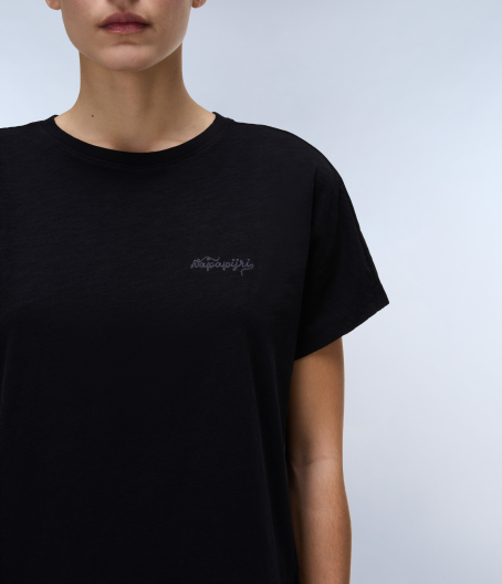 Дамска тениска S-ECLAIR LOGO SS W BLACK BEAUTY NP0A4IFZ941 04