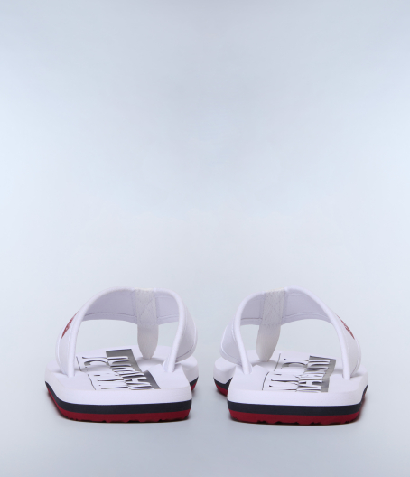 Мъжки чехли S5ELM01/COT WHITE/NAVY 06 Мъжки чехли S5ELM01/COT WHITE/NAVY NP0A4IQU01A 06