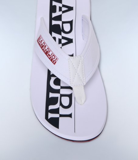 Мъжки чехли S5ELM01/COT WHITE/NAVY 04 Мъжки чехли S5ELM01/COT WHITE/NAVY NP0A4IQU01A 04