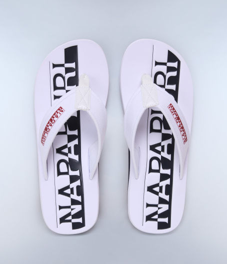 Мъжки чехли S5ELM01/COT WHITE/NAVY 05 Мъжки чехли S5ELM01/COT WHITE/NAVY NP0A4IQU01A 05