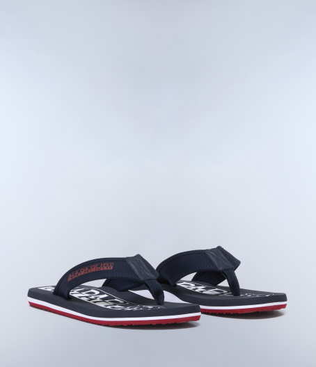 Мъжки чехли S5ELM01/COT BLU MARINE 02 Мъжки чехли S5ELM01/COT BLU MARINE NP0A4IQU176 02