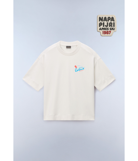 Дамска тениска S-IRTO SS W BEIGE DIMITY NP0A88SON1J 01