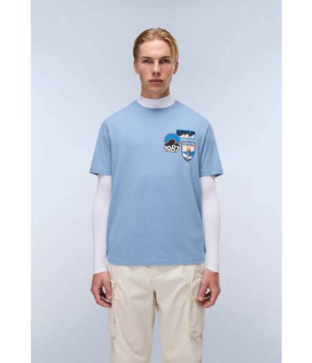 Мъжка тениска S-MONTEPIANA SS FADED DENIM I84 NP0A88SVI84 03