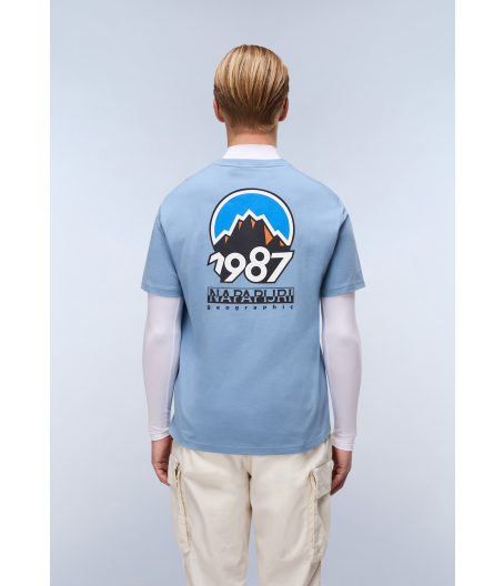 Мъжка тениска S-MONTEPIANA SS FADED DENIM I84 NP0A88SVI84 06