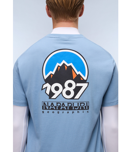 Мъжка тениска S-MONTEPIANA SS FADED DENIM I84 NP0A88SVI84 05